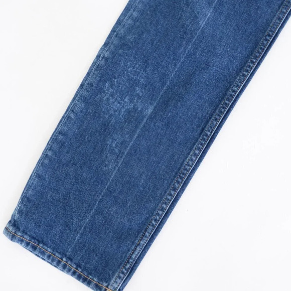 Acne Studio Bla Konst Designer Distressed Dark Skinny Straight Leg Jeans 33x32 - Picture 13 of 16